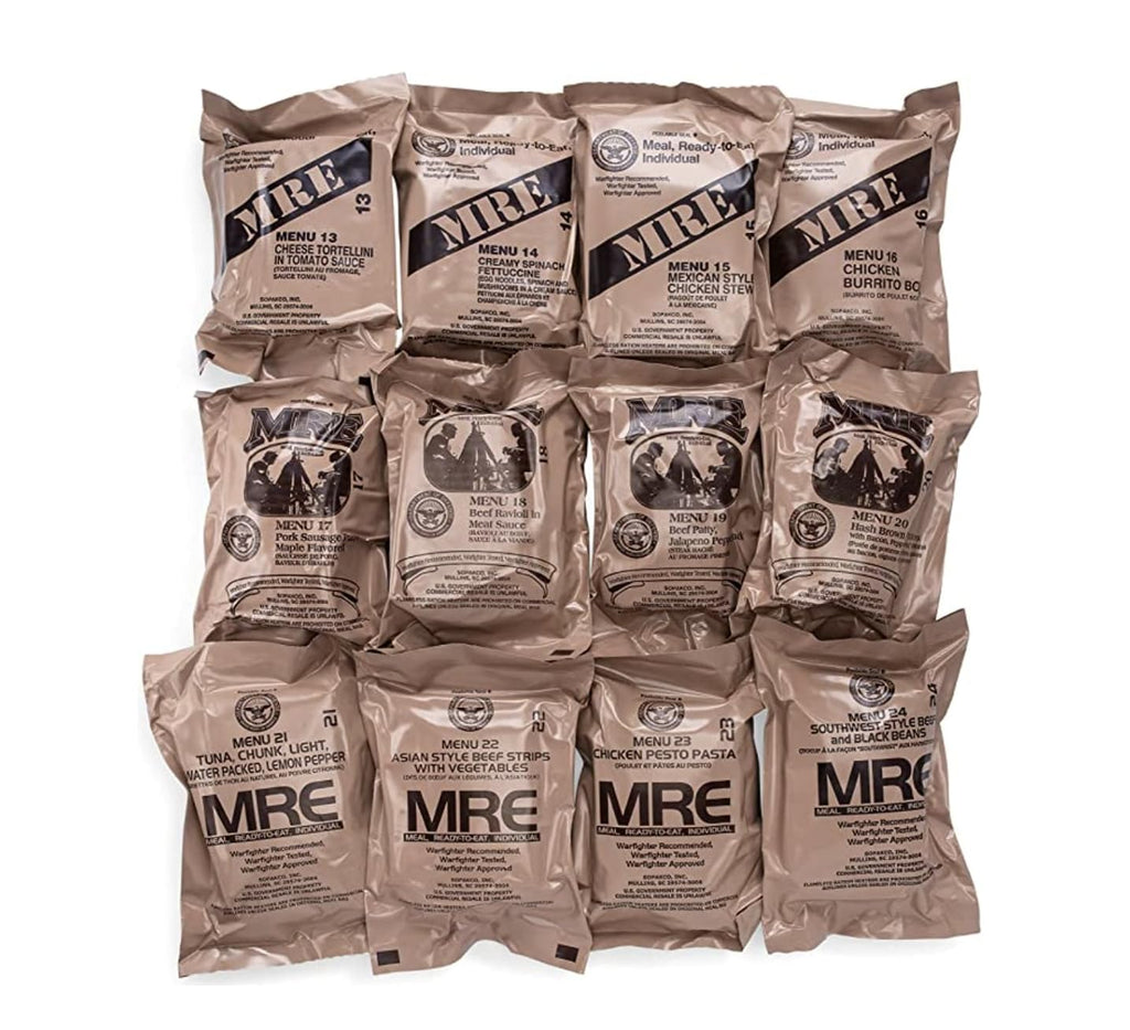 MRE Meals Ready to Eat 12 Pack D3510