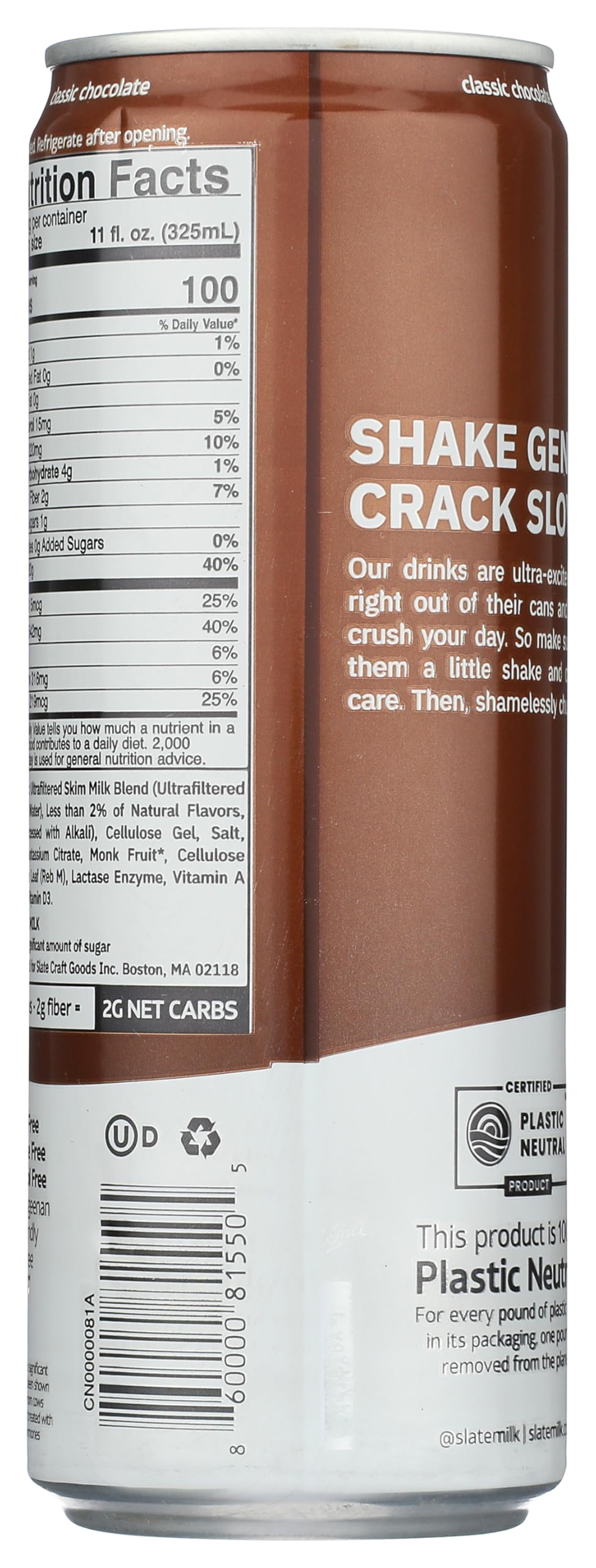 High Protein Chocolate Milk Shake 11 Fl Oz B14422