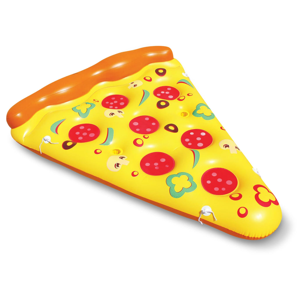 Inflatable Pizza Slice Pool Float with Cup Holders Y244529