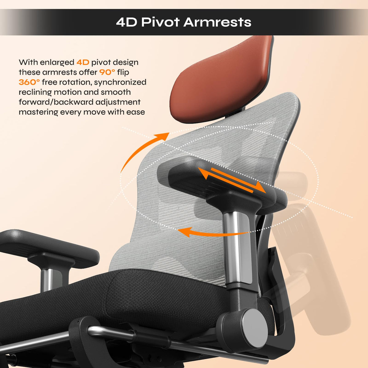 Ergonomic High Back Mesh Office Chair Y389514