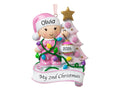 Baby's Second Christmas Ornament 2026 Pink B30751
