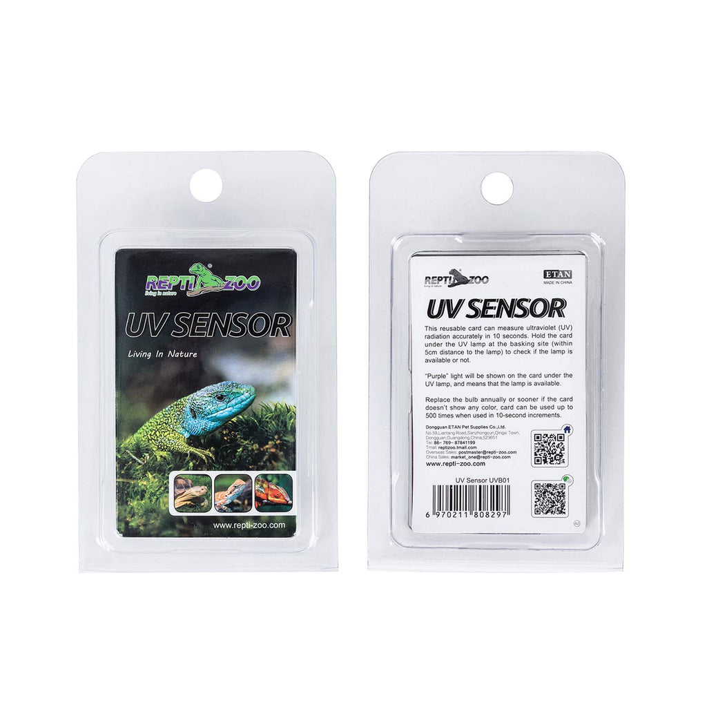 UVB Tester Reptile Lamp UV Sensor Set of 2 U906562