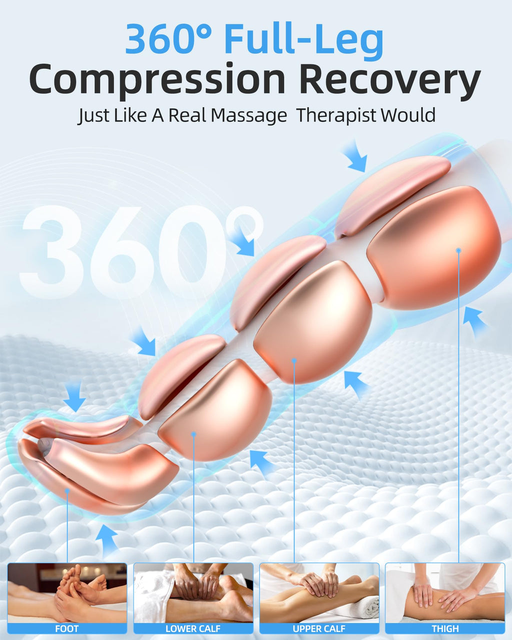 Air Leg Massager with Compression Boots C410561