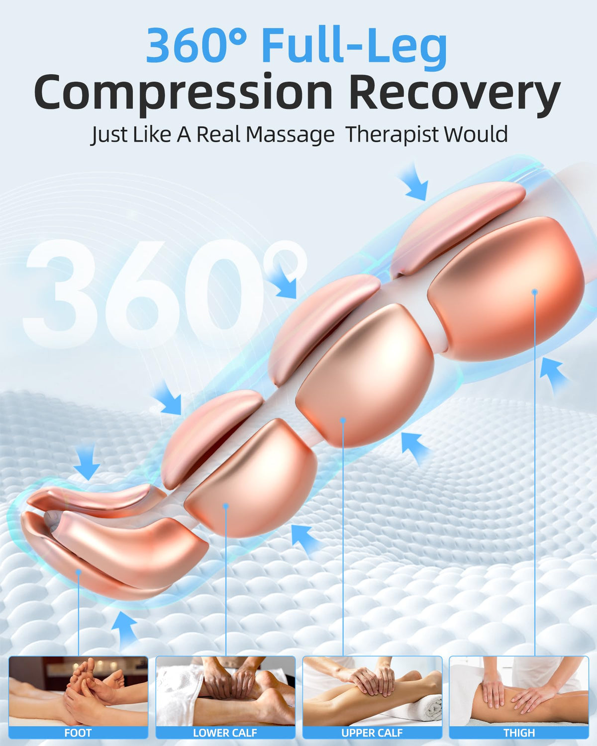 Air Leg Massager with Compression Boots C410561