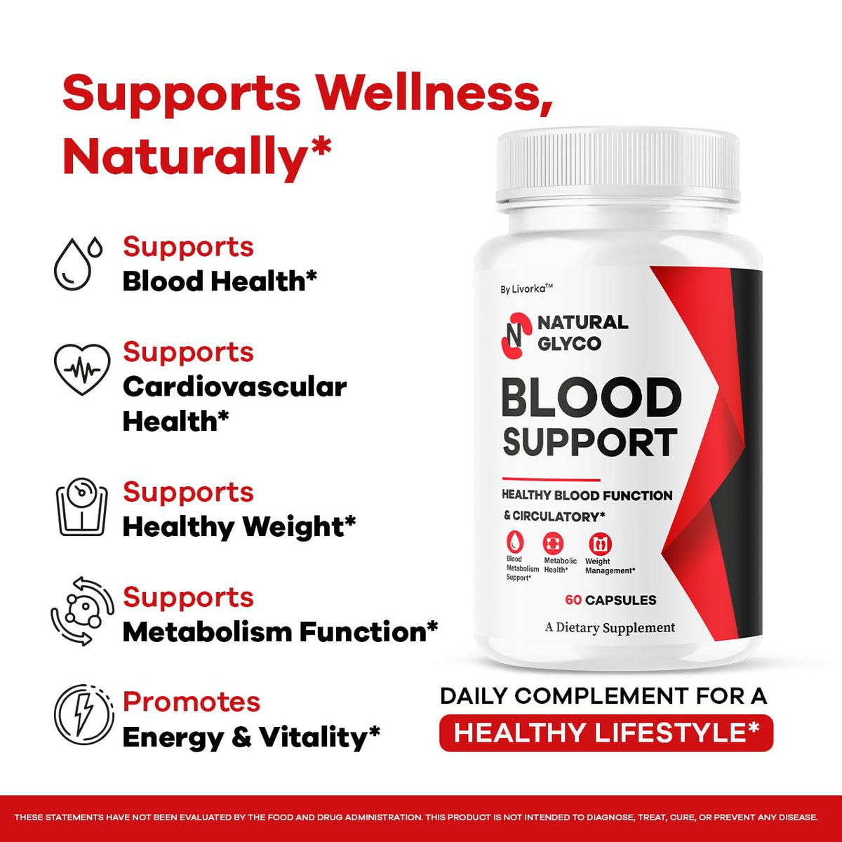 Natural Glycogen Supplement Capsules 180 Capsules O443415