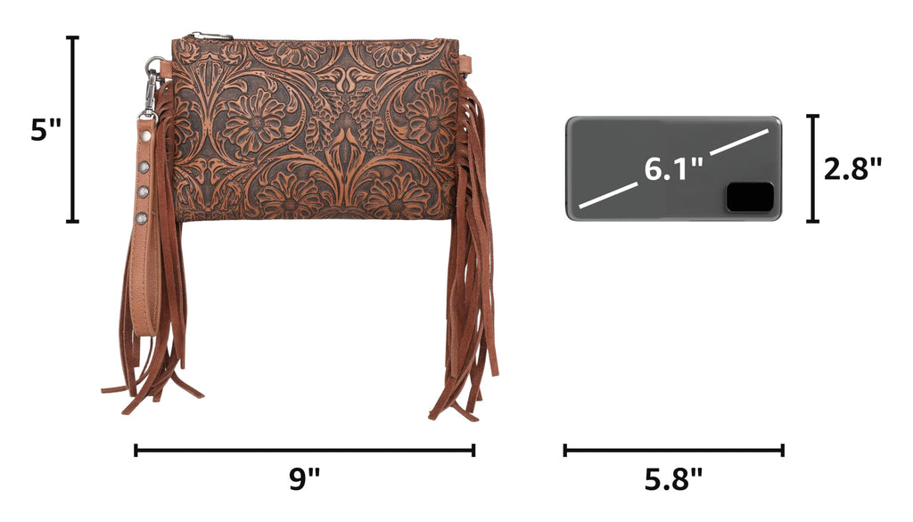 Crossbody Bag Wristlet Clutch Purse X55811