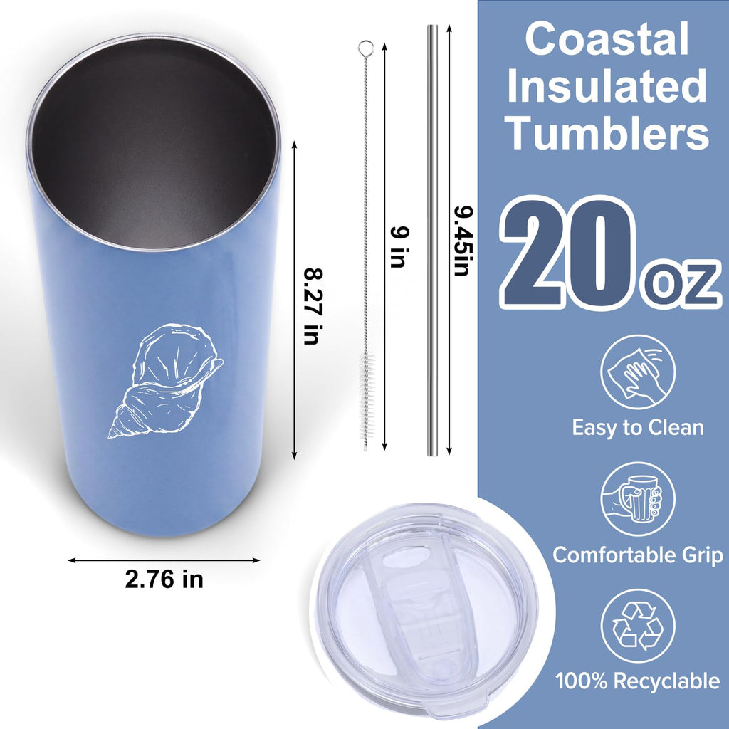 4 Pack Insulated Stainless Steel Tumblers B238