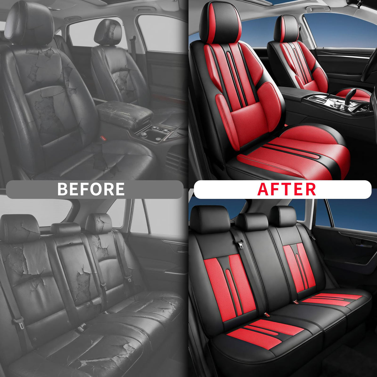 Car Seat Covers Full Set 5 Seat D722011