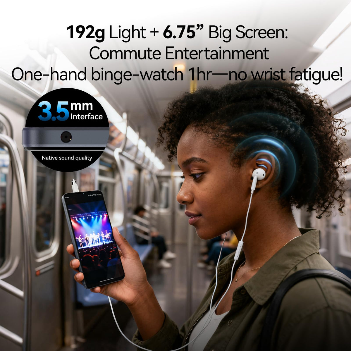 Ultra-Light 6.75" Big Screen 4G+64GB 13MP Dual Camera 4900mAh Android 14 Dual SIM Smartphone L302