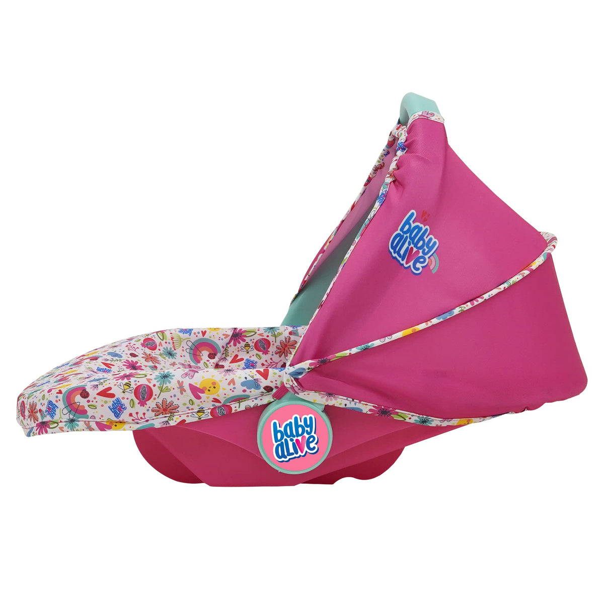 Pink & Rainbow 3-in-1 Doll Car Seat D448255