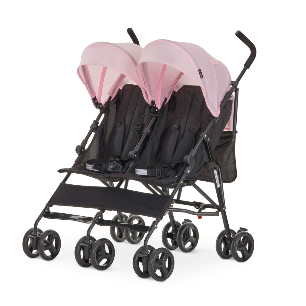 Pink Umbrella Stroller with Adjustable Canopy W808601