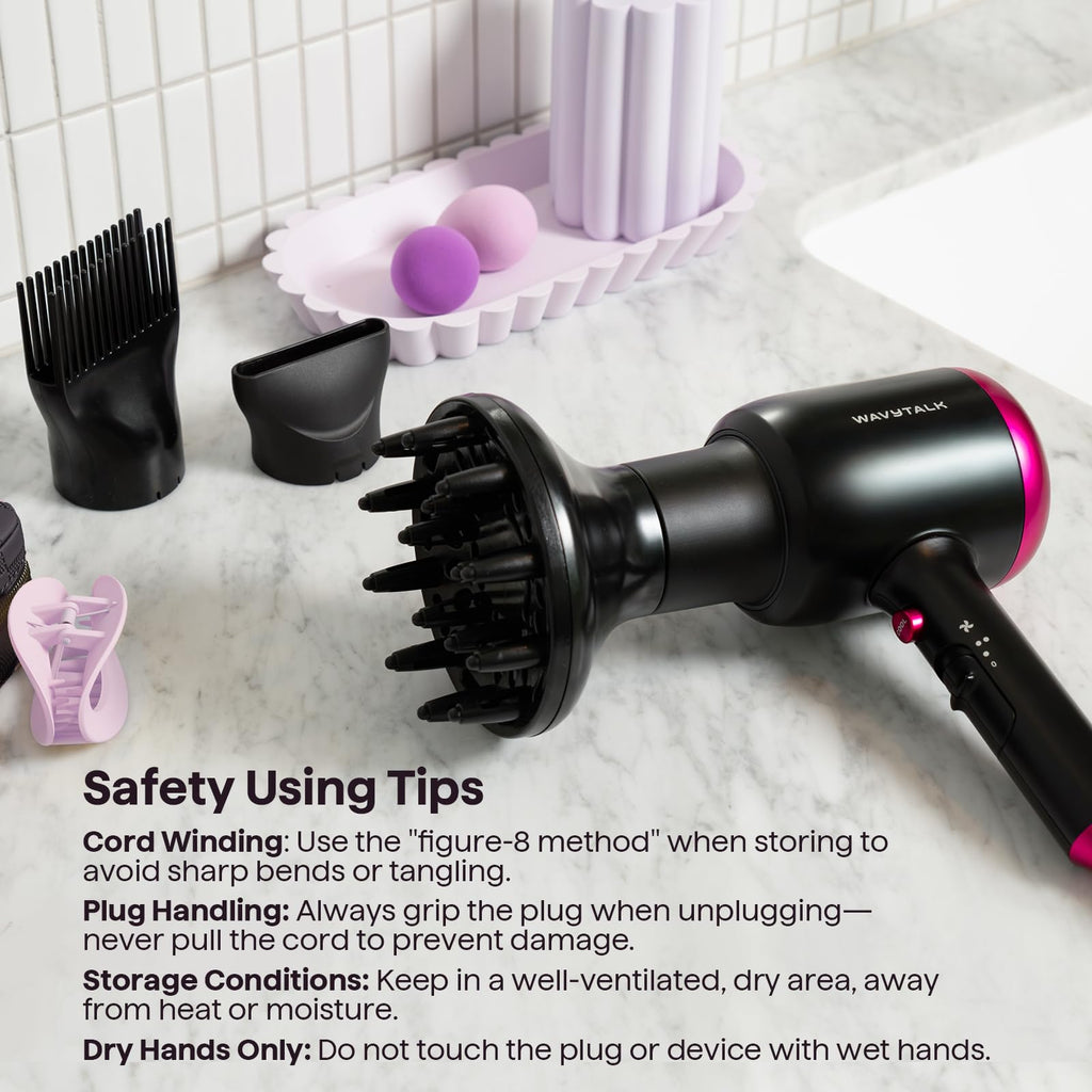 Ionic Hair Dryer with Diffuser G101131
