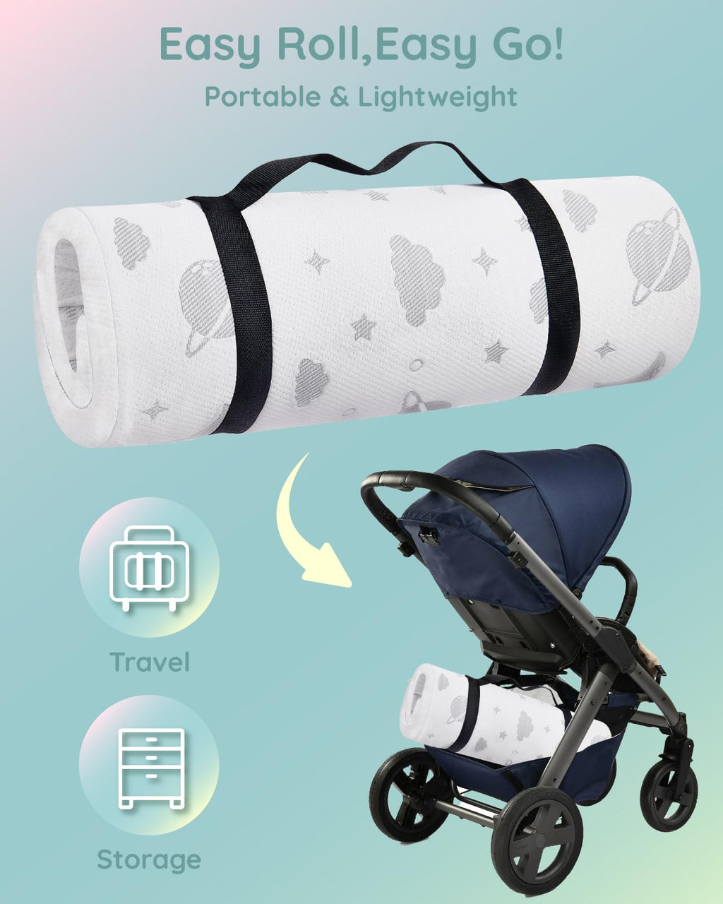 Portable Playpen Mattress E86487