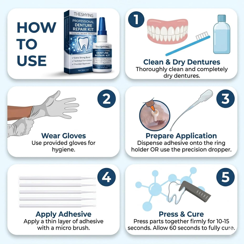 Professional Grade Dental Glue 1oz T823568