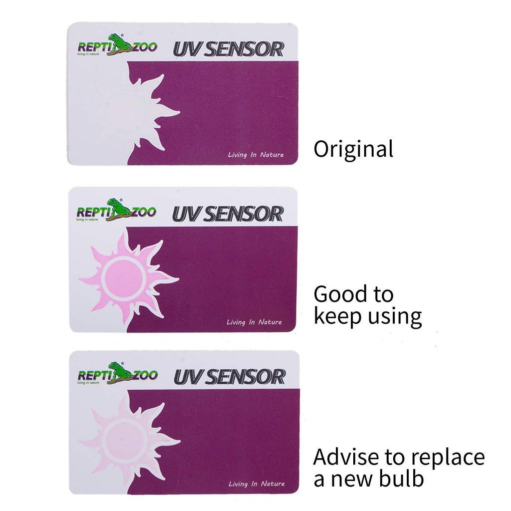 UVB Tester Reptile Lamp UV Sensor Set of 2 U906562