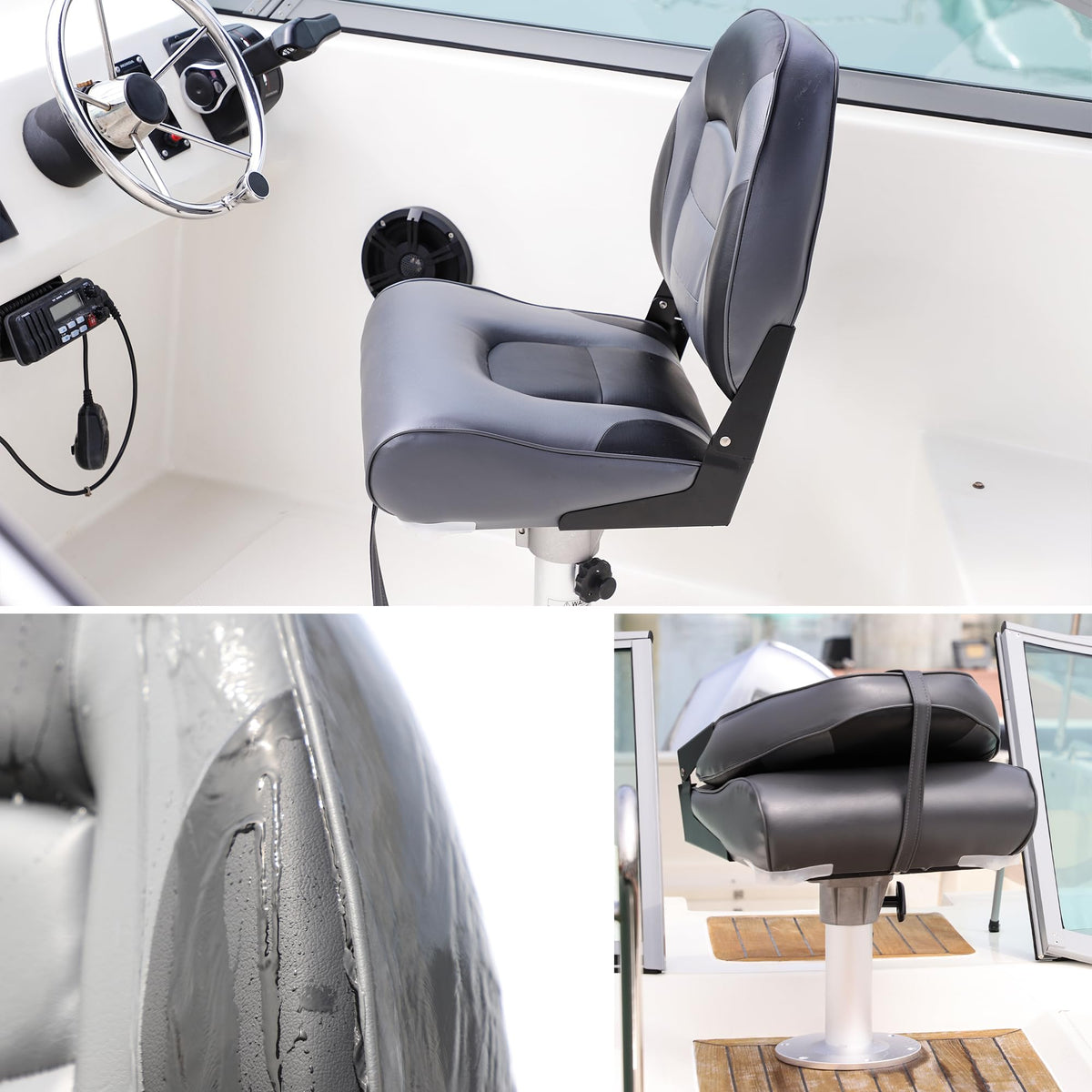 High Back Folding Boat Seat I595580