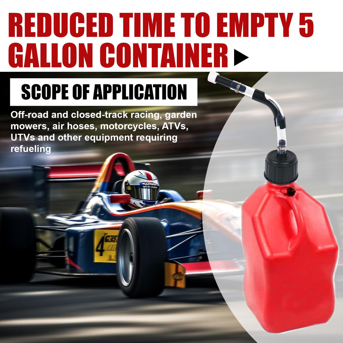 5 Gallon Fuel Jug Hose and Cap Kit R353147