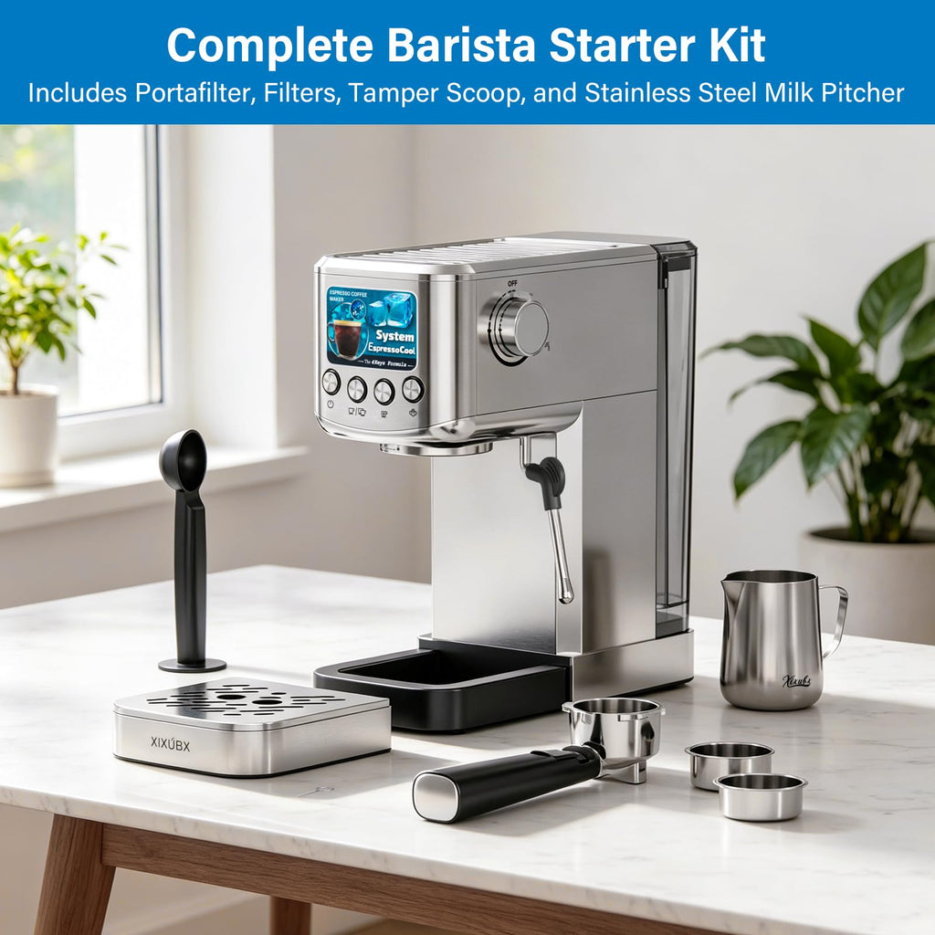 Cold Brew Espresso Machine with Milk Frother D1682