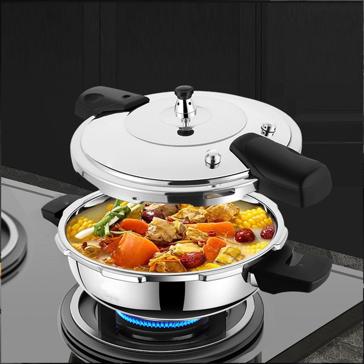 Stainless Steel 3L Mini Pressure Cooker P85059