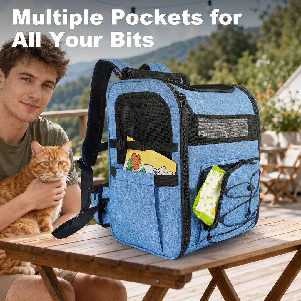 Blue Pet Carrier Backpack A60985