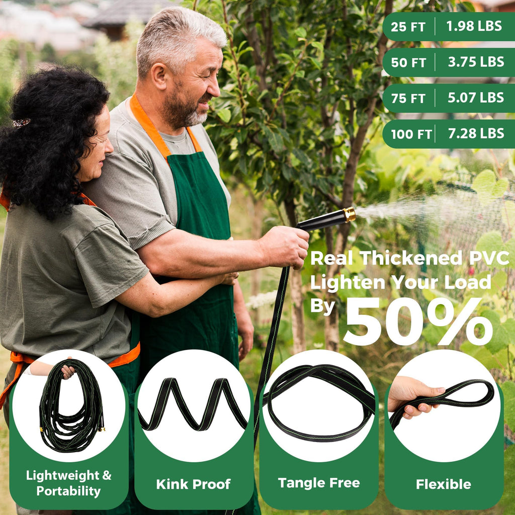 100 ft Heavy Duty Non-Expandable Garden Hose C8031