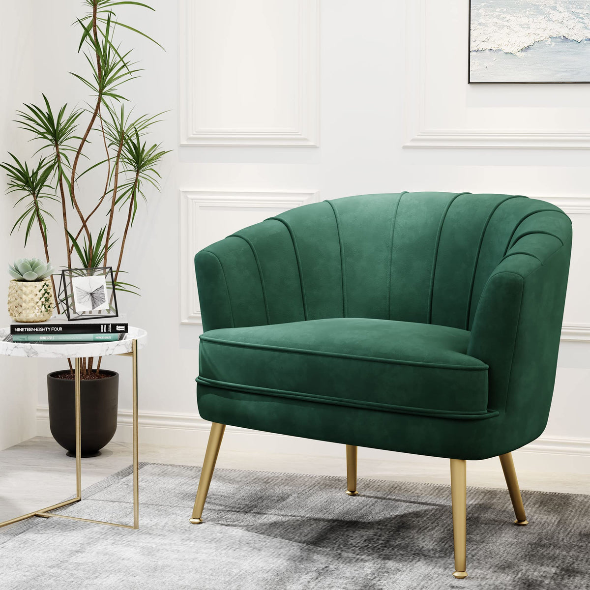 Velvet Accent Chair O904