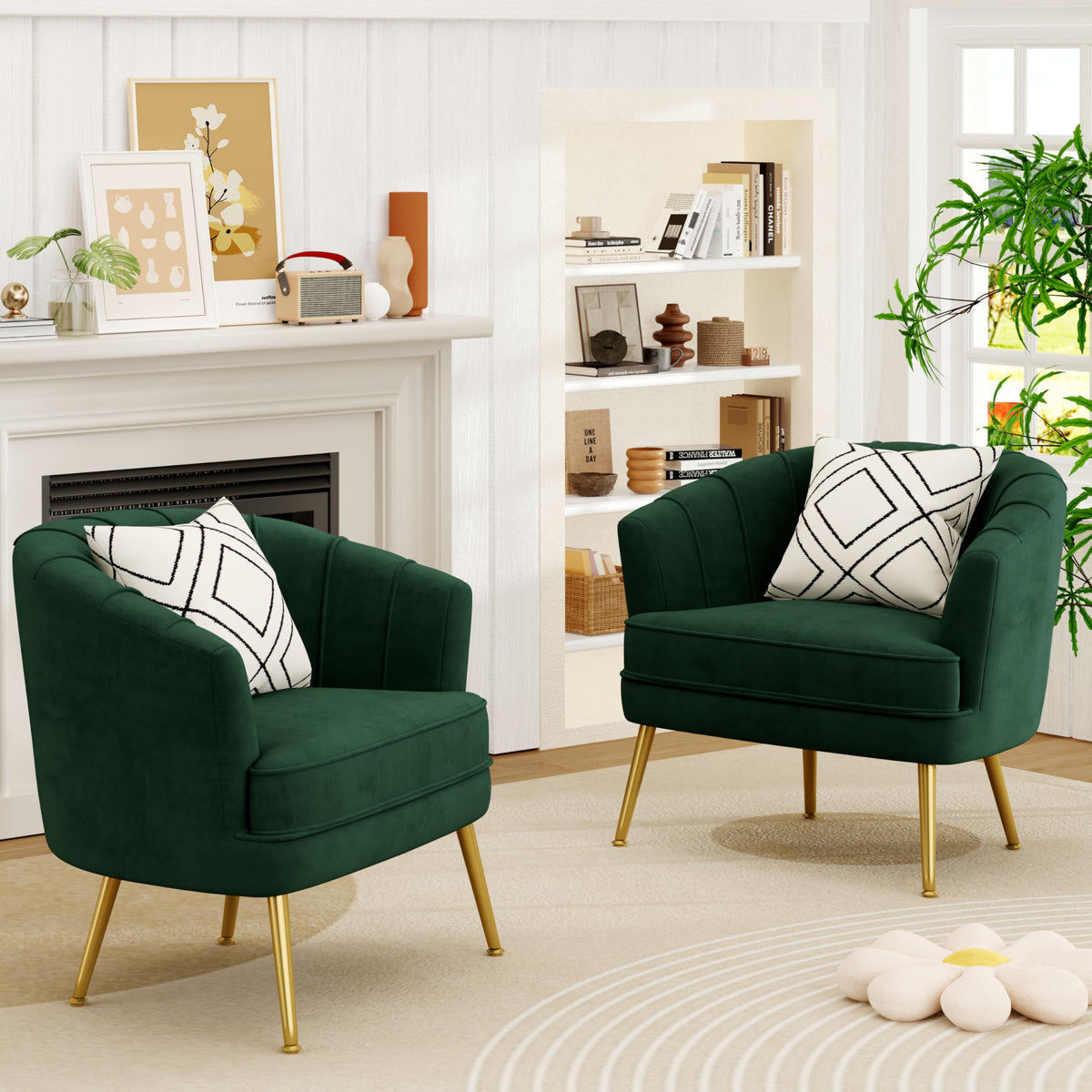 Velvet Accent Chair O904