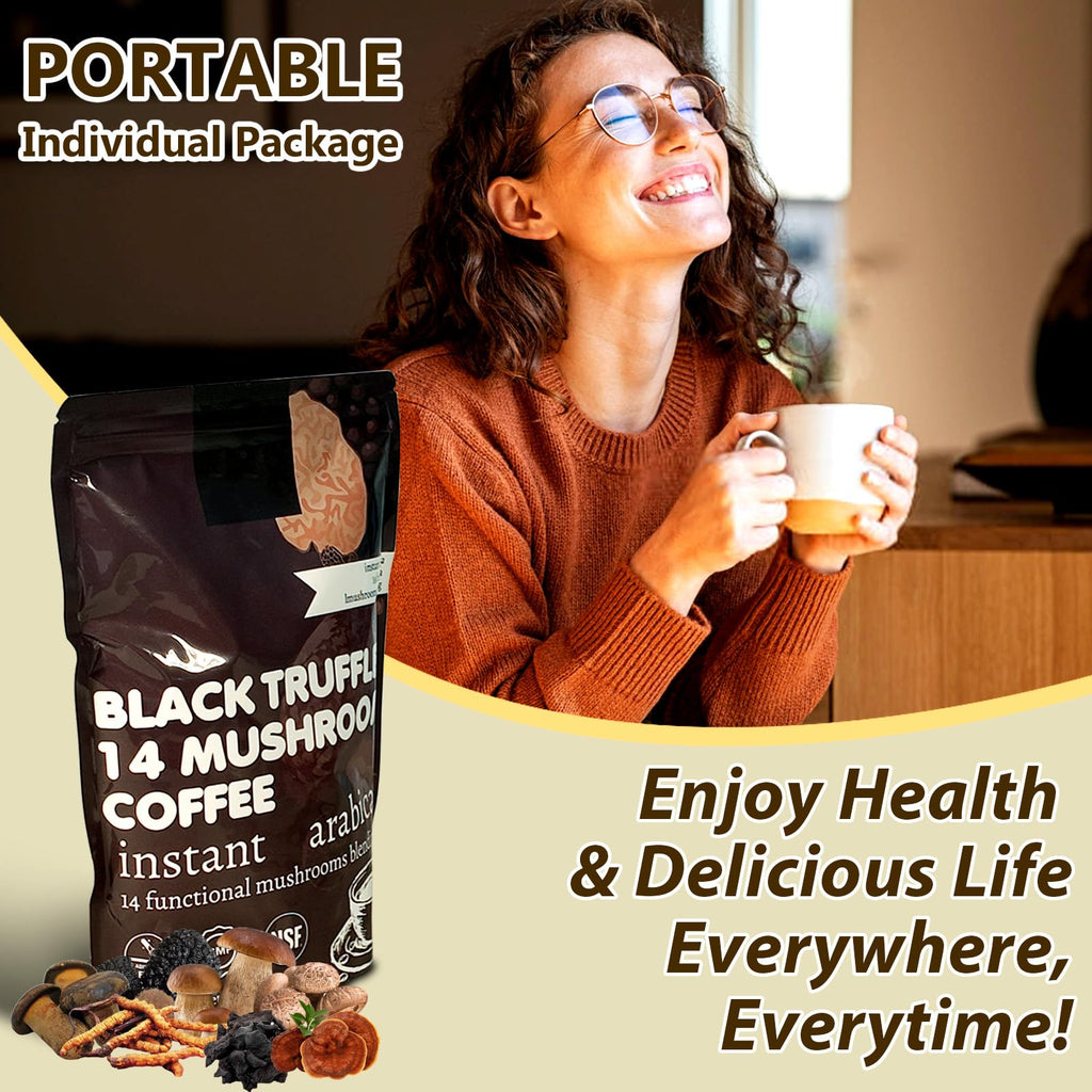 14 in 1 Mushroom Coffee Medium Roast Instant 396g X38100