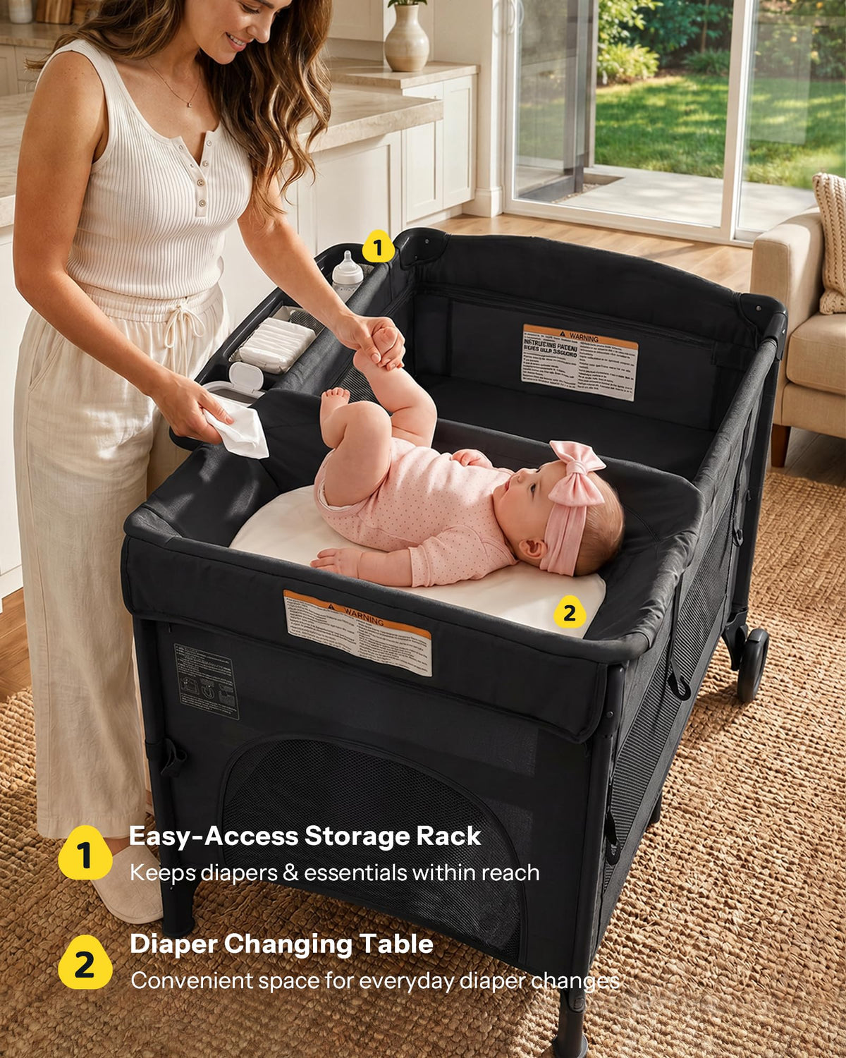 6 in 1 Foldable Playard S226386