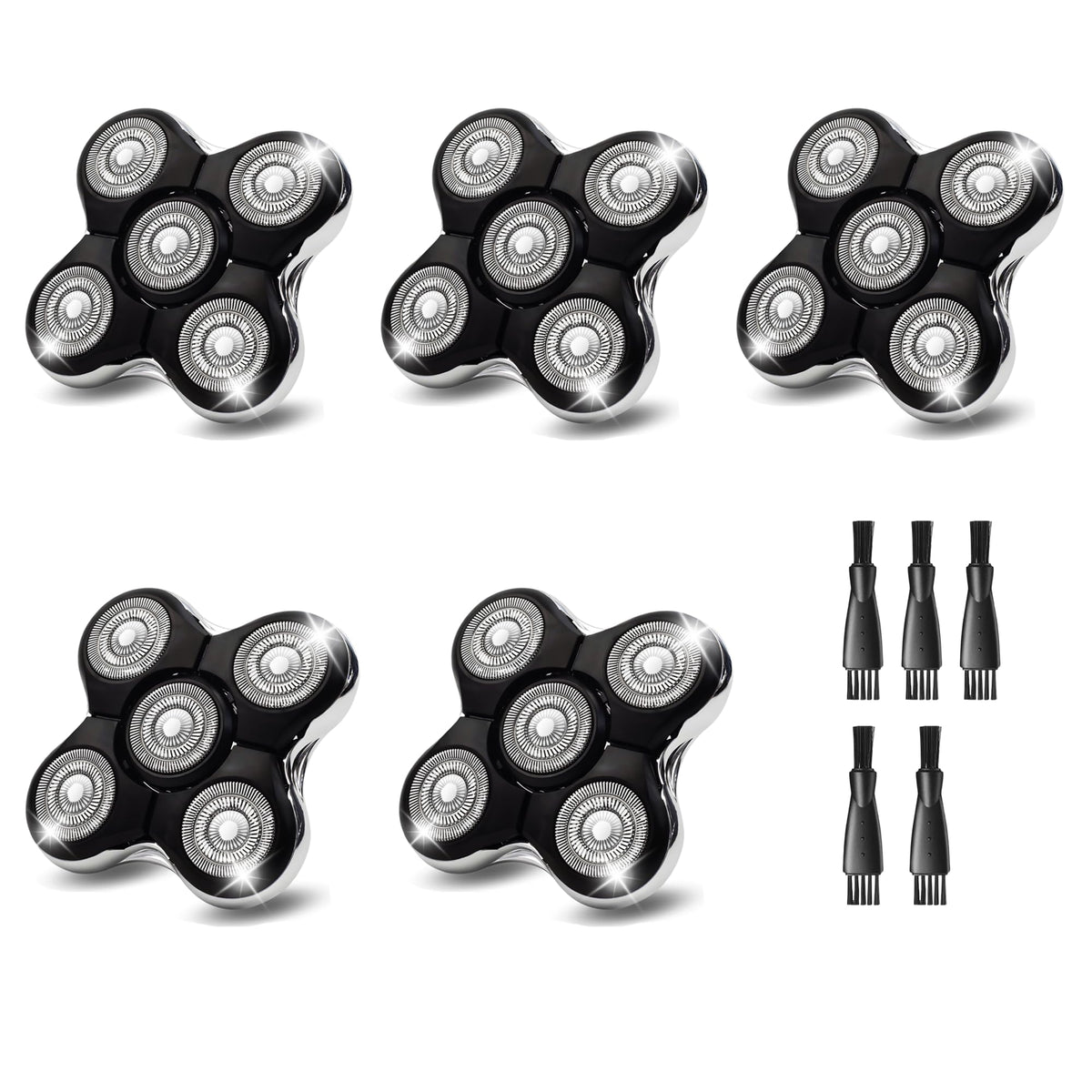 5 Pack Dual Track Shaver Replacement Blades D9247
