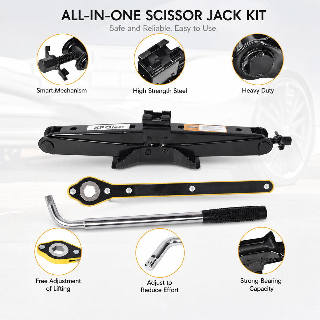 3 Ton Scissor Jack Kit with Storage Bag K3239