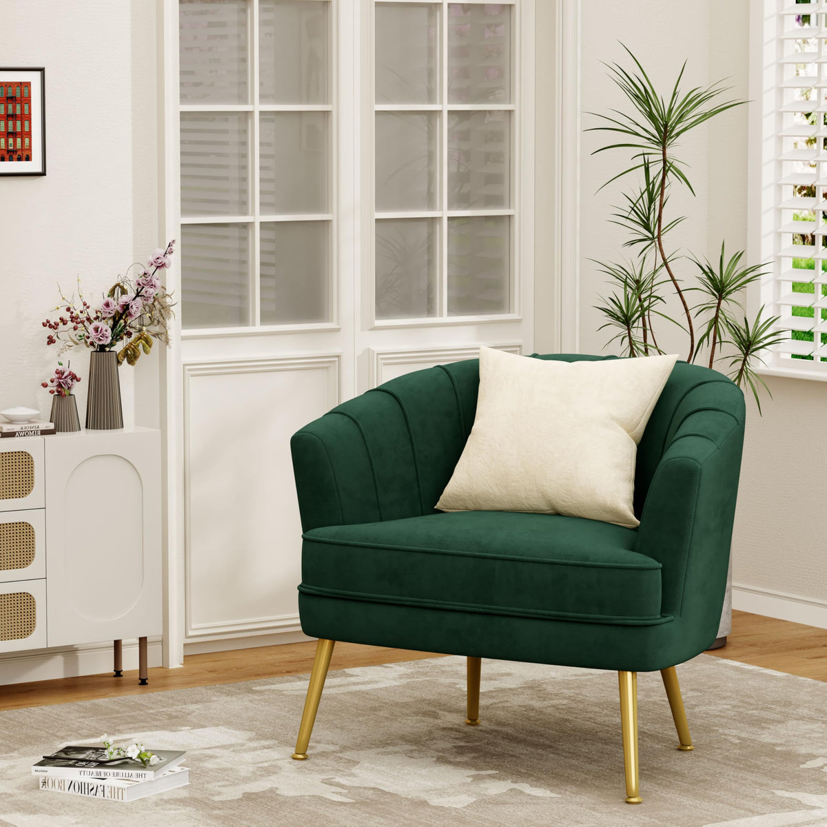 Velvet Accent Chair O904
