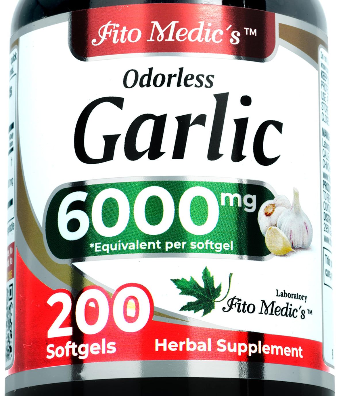 Garlic Supplements 200 Softgels Y7267