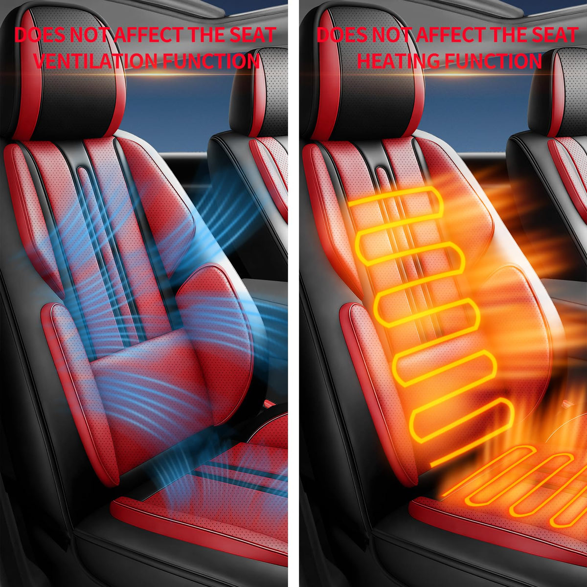 Car Seat Covers Full Set 5 Seat D722011