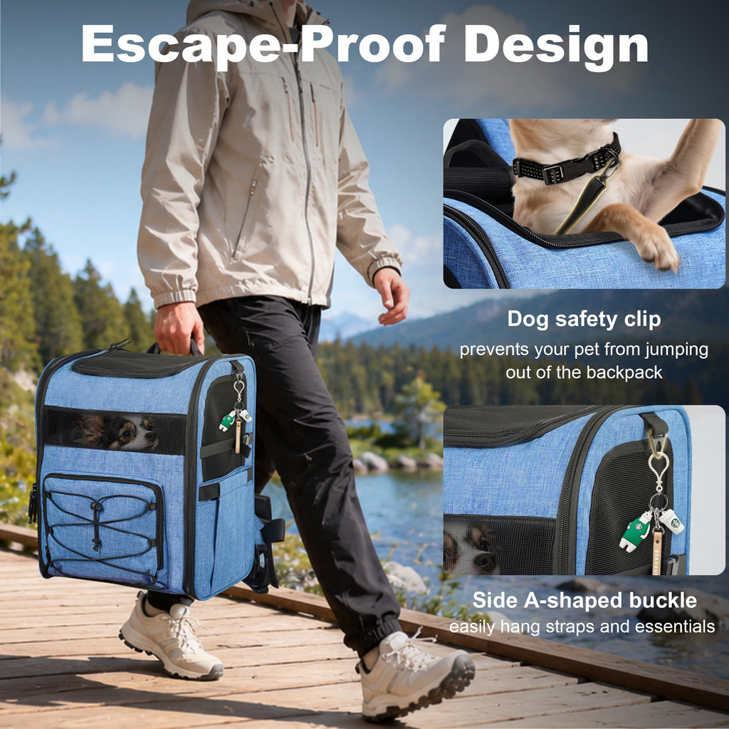Blue Pet Carrier Backpack A60985