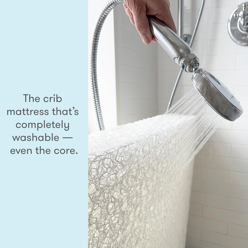 White Waterproof Crib Mattress S532