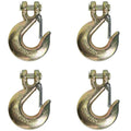 3/8 Inch Grade 70 Clevis Slip Hook with Safety Latch, 4 Pack A45798