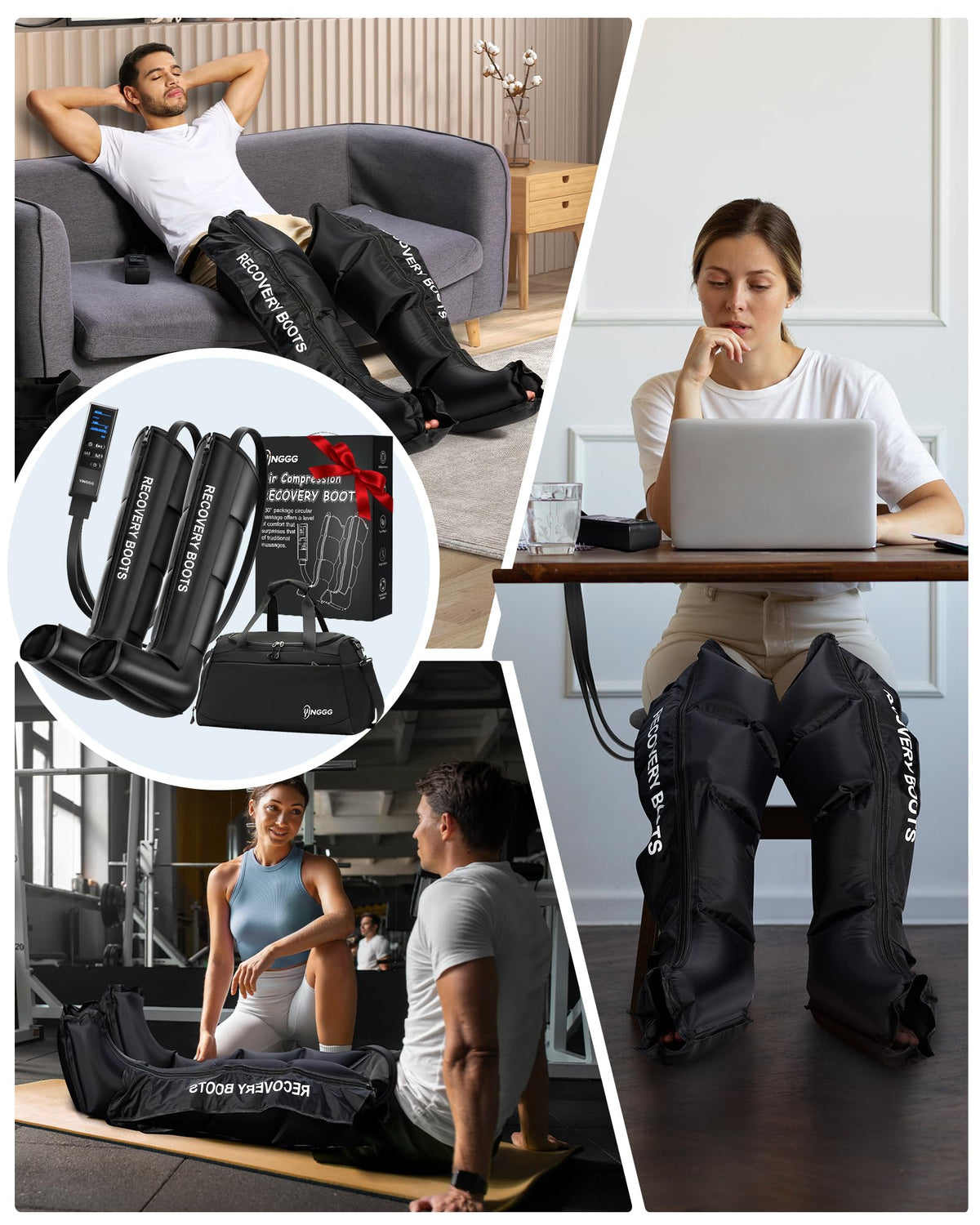 Air Leg Massager with Compression Boots C410561