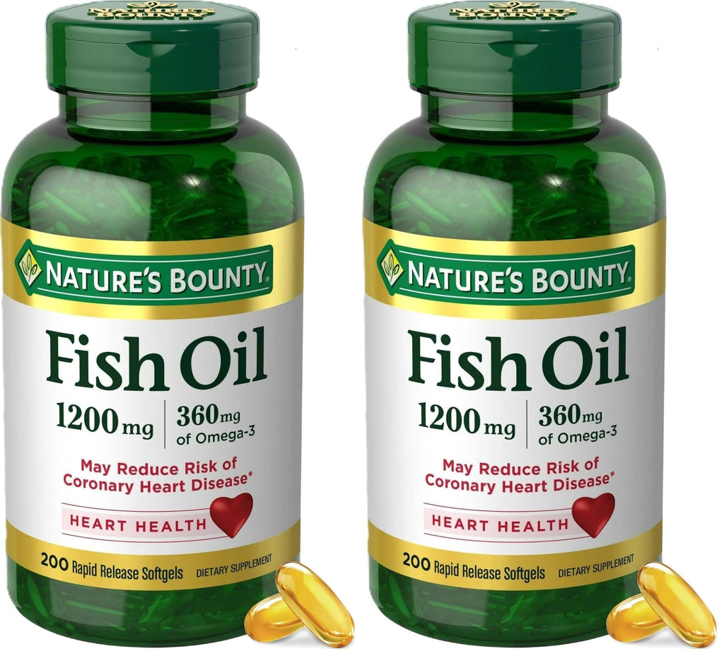 1200 Mg Omega-3 Fish Oil Softgels Pack of 2 J753430