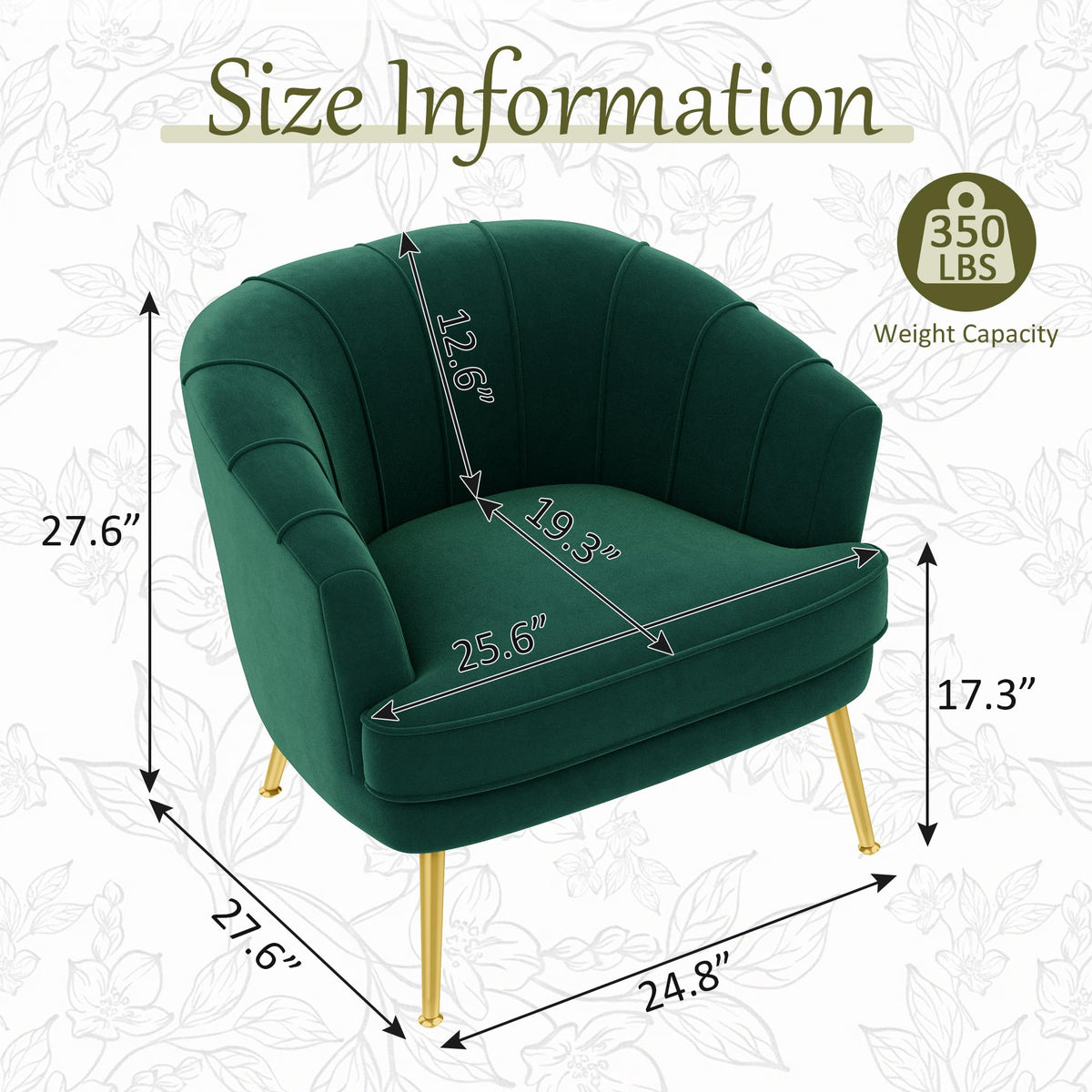 Velvet Accent Chair O904