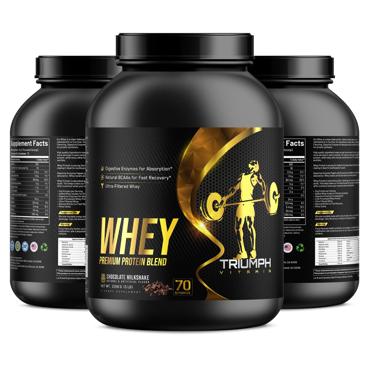 Whey Protein Chocolate 70 Servings R2618