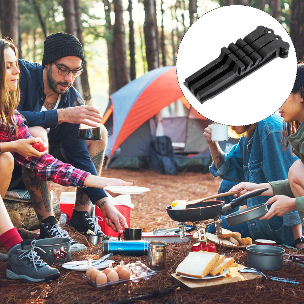 Folding Camping Stove Stand Tripod Fuel Can Stabilizer S90439
