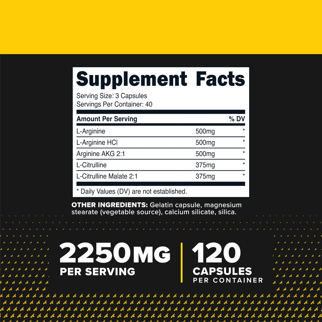 Nitric Oxide Booster 120 Capsules N583