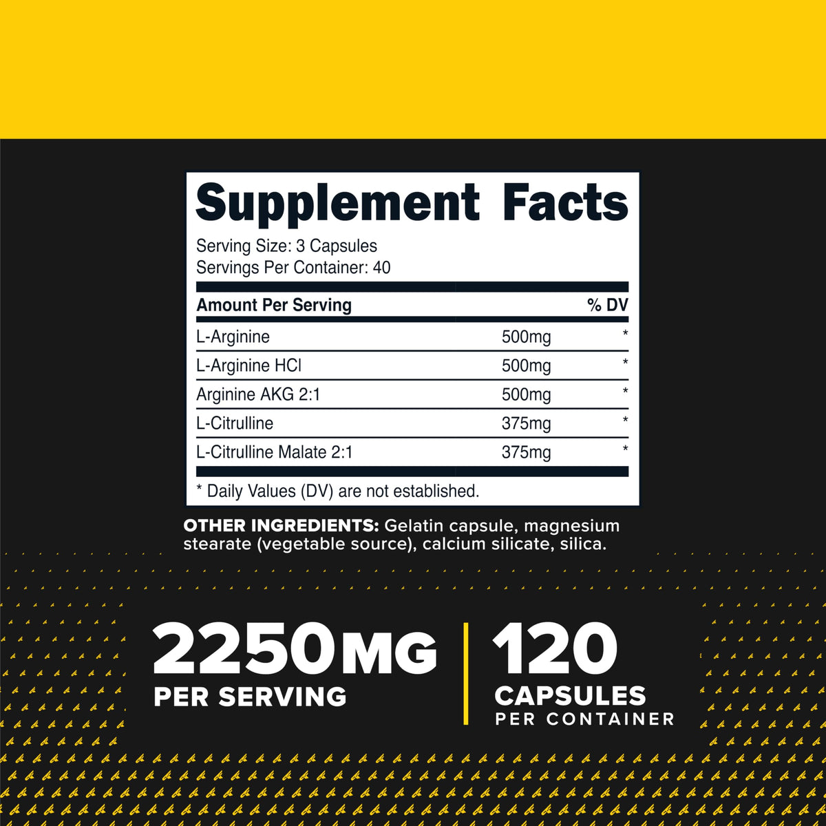 Nitric Oxide Booster 120 Capsules N583