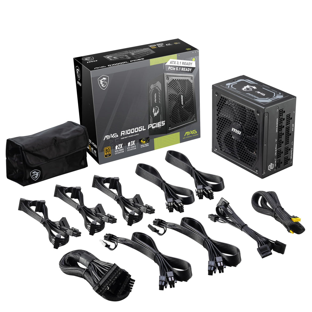Fully Modular Compact 1000W Power Supply, 80+ Gold X7927