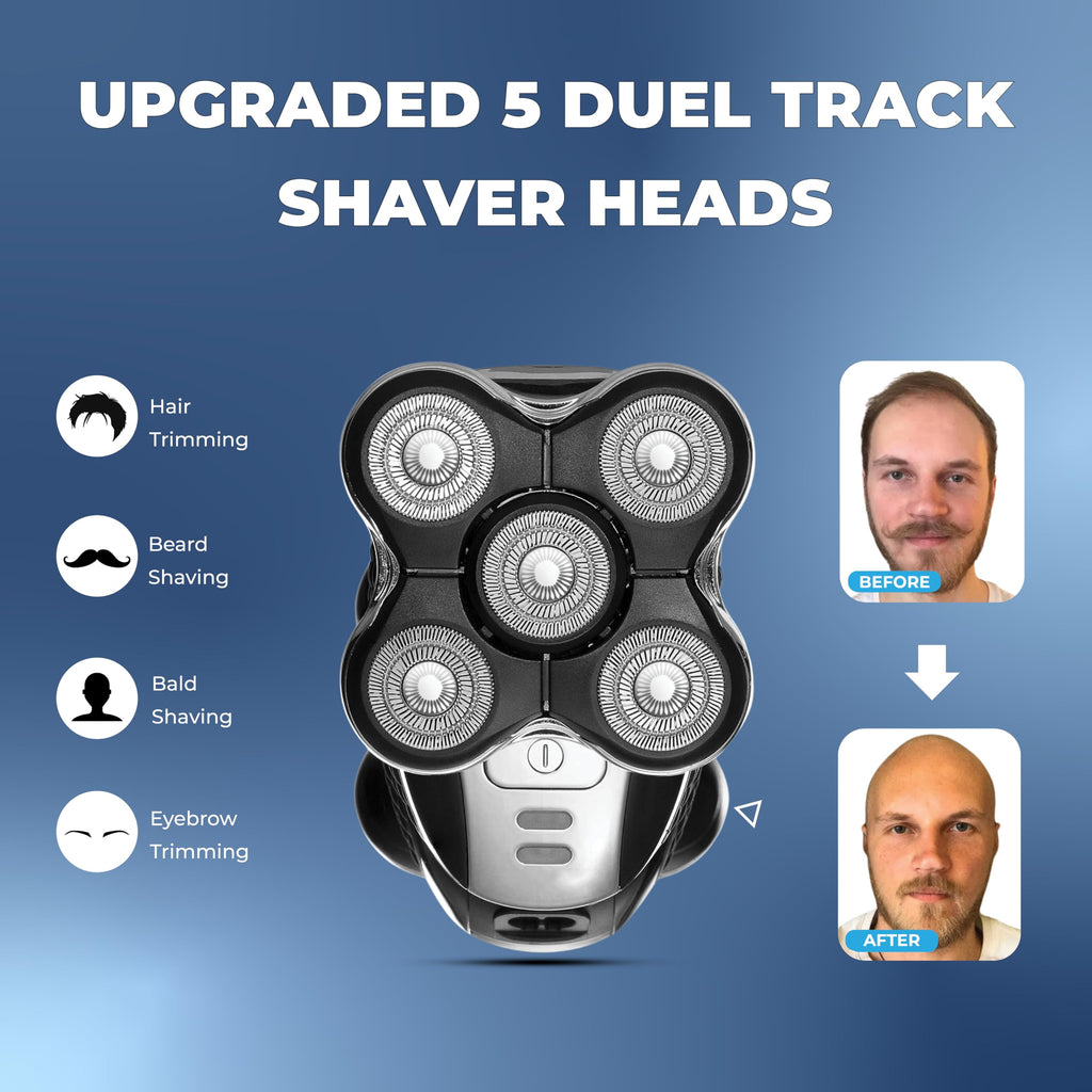 5 Pack Dual Track Shaver Replacement Blades D9247