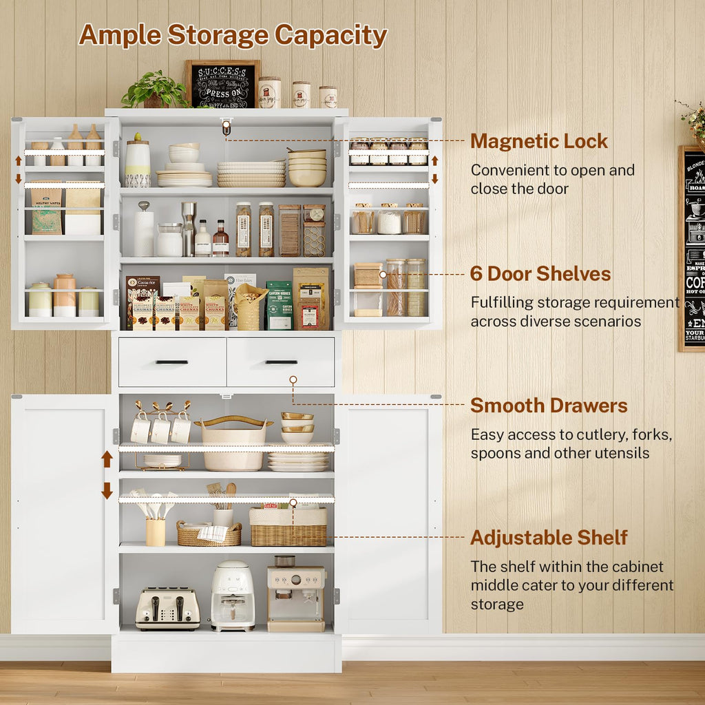 Pantry Cabinet with Barn Doors Z98471