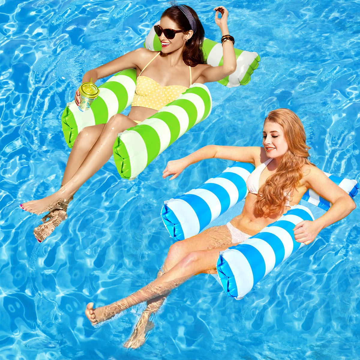 2 Pack Inflatable Pool Floats X11957