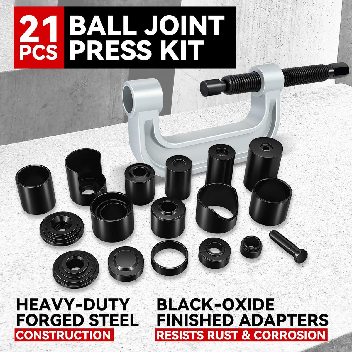 21 Pcs Ball Joint Press Kit H506947