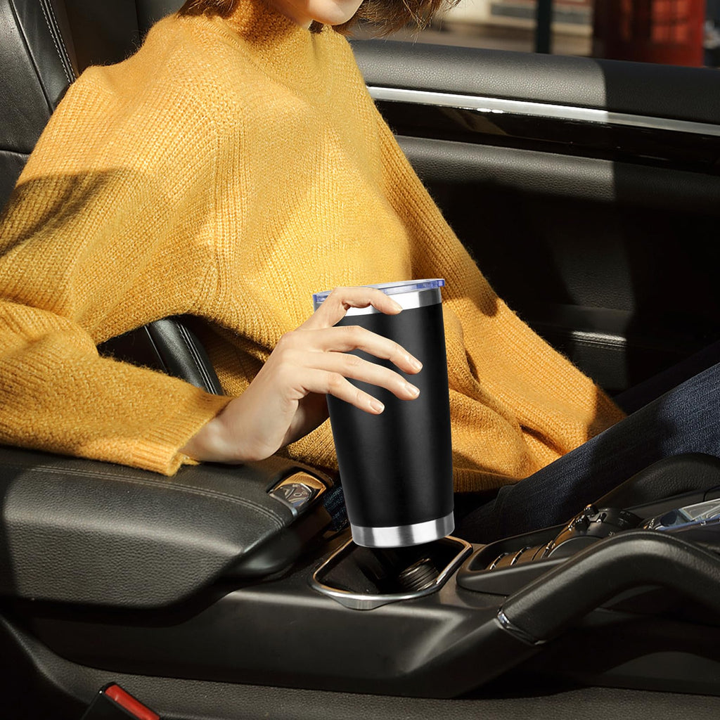 20oz Insulated Tumbler with Lid Straw I86755